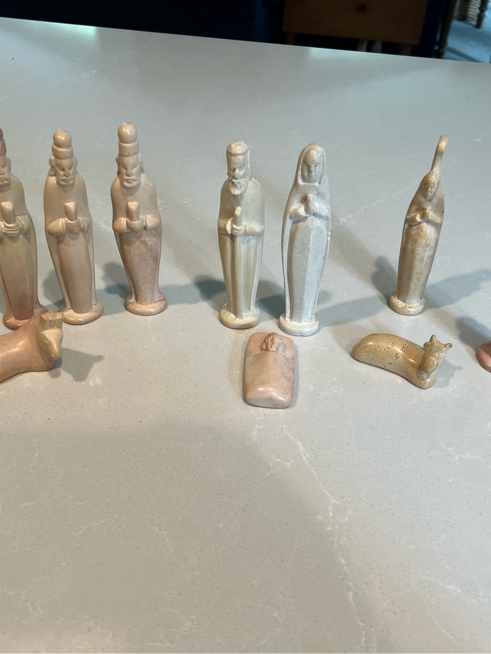 Soapstone Nativity from Kenya